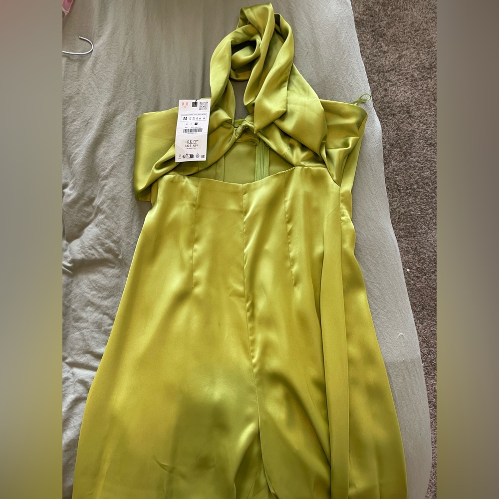ZARA Strapless Wide Leg Jumpsuit NWT